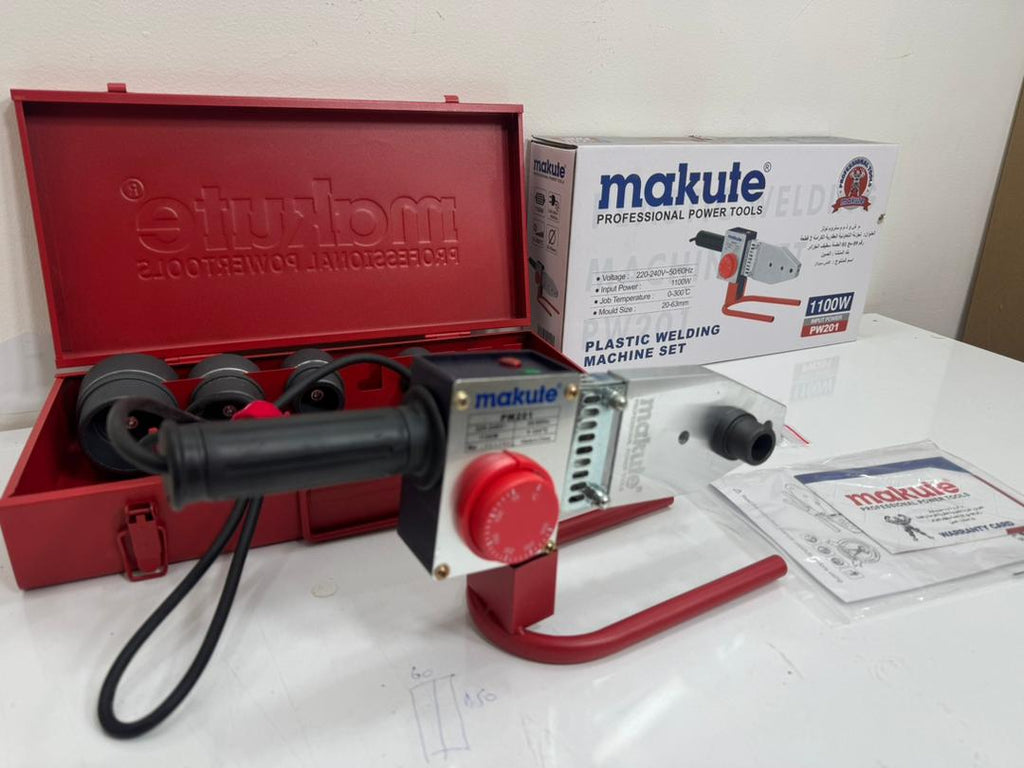 جهاز اللحام  MAKUTE 1100W: قوة الاحتراف في يديك، حوّل أنابيبك إلى شبكة مياه مثالية بسرعة البرق وثقة لا تُقاوم!