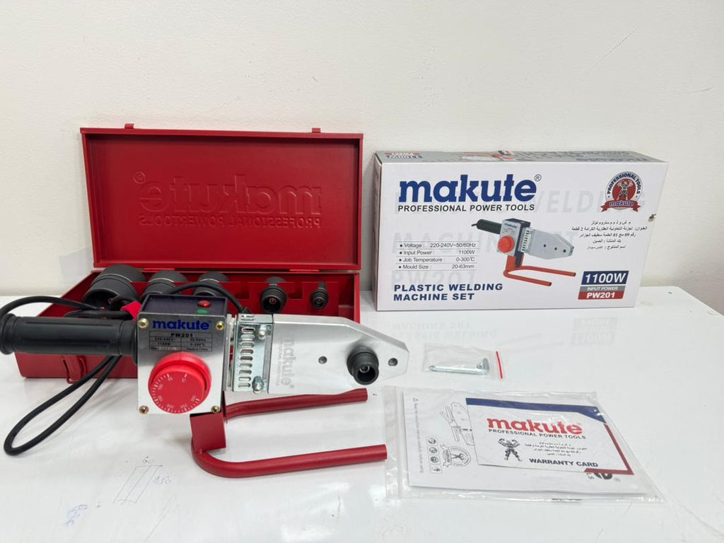 جهاز اللحام  MAKUTE 1100W: قوة الاحتراف في يديك، حوّل أنابيبك إلى شبكة مياه مثالية بسرعة البرق وثقة لا تُقاوم!
